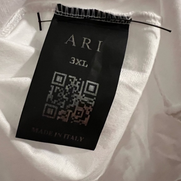 NEW w Tags ARI Soho Graphic Print Crew Neck T-Shirt size XXXL fits like XL Italy - Picture 7 of 8